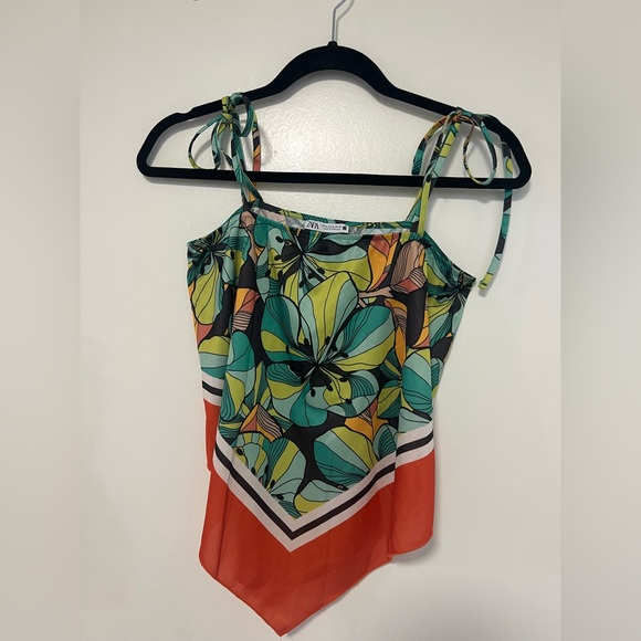 Tops Zara Bandana Top Poshmark